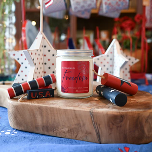 Fireworks & Freedom | 7 oz Classic Candle | July 4th Limited Edition