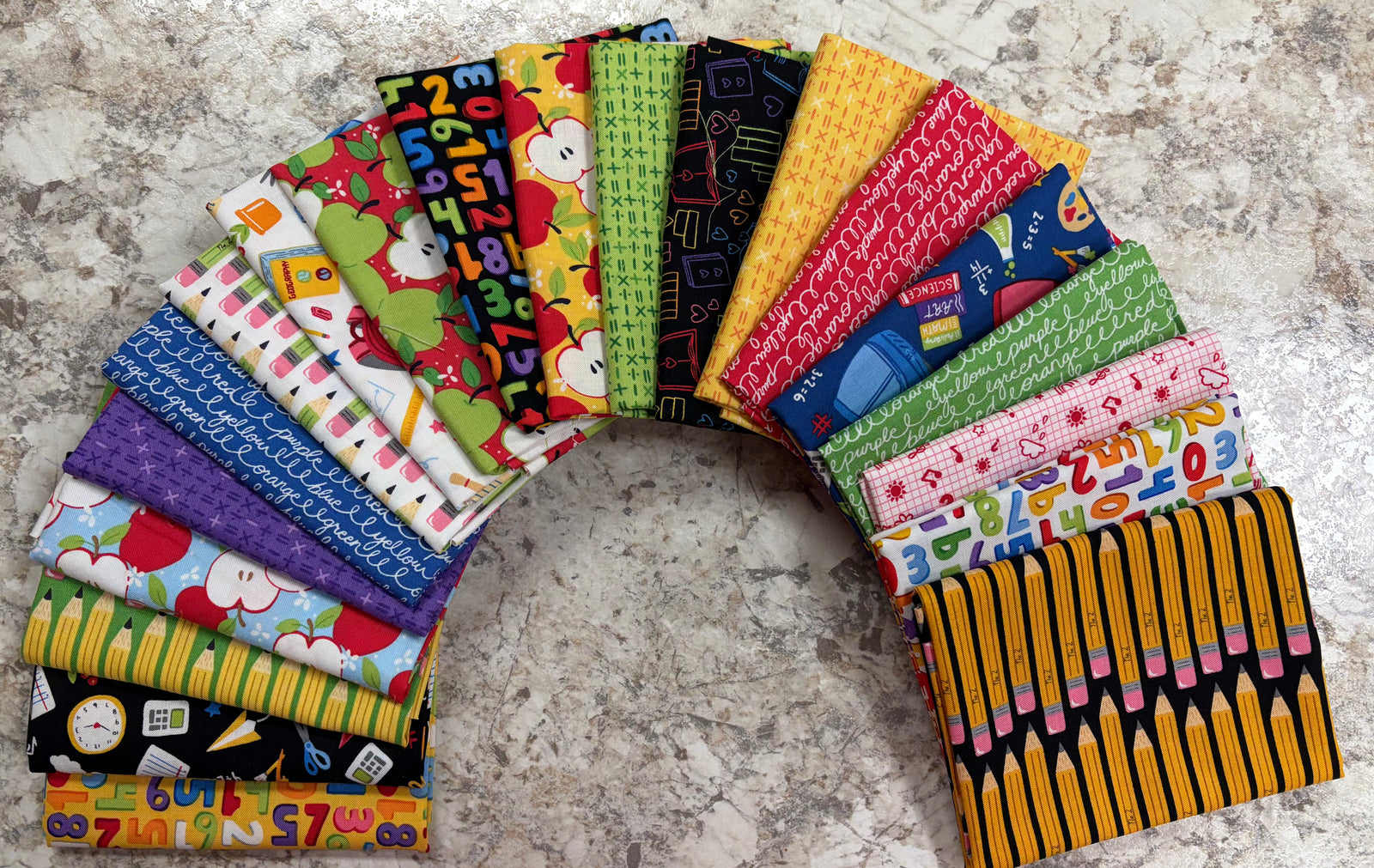Back to School 20 Fat Quarters