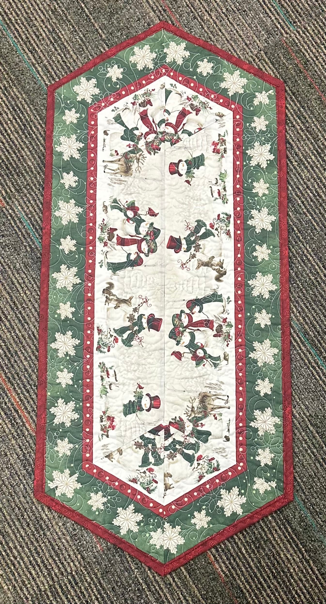 Snowman Table Runner Kit 1 1/2 yd.