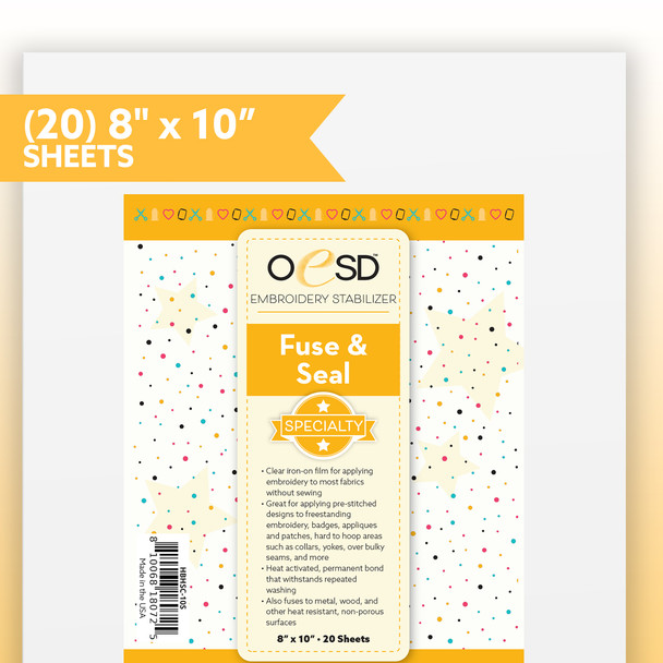Fuse and Seal CutAway 8" x 10" 20 sheets