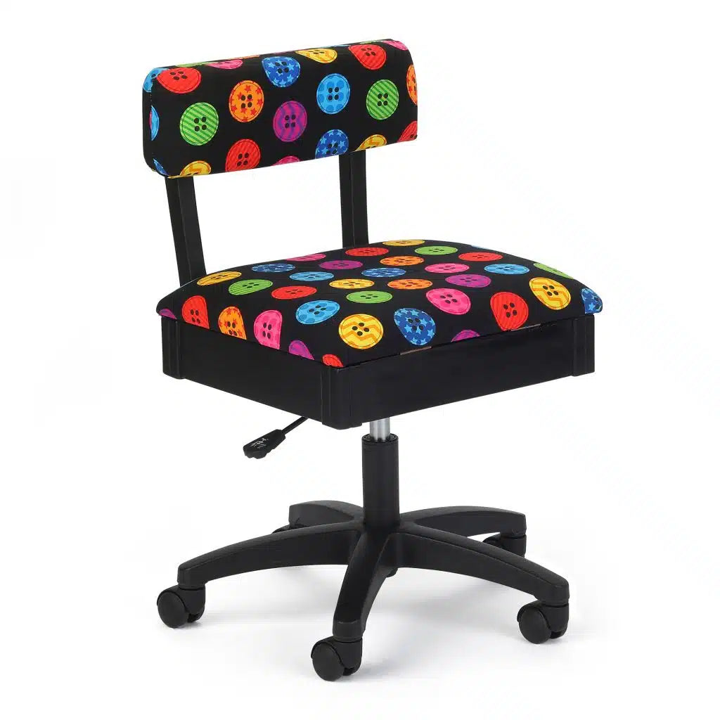Bright Buttons Hydraulic Arrow Chair