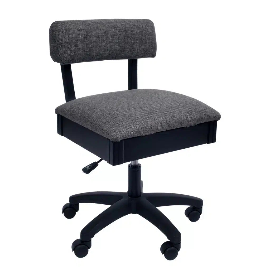 Lady Gray Hydraulic Arrow Chair