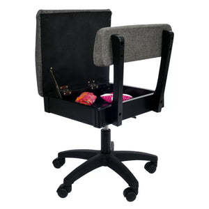 Lady Gray Hydraulic Arrow Chair