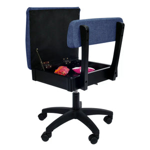 Duchess Blue Hydraulic Arrow Chair