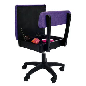 Royal Purple Hydraulic Arrow Chair