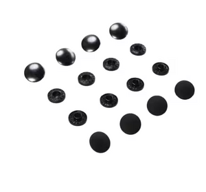 Tool-free Snaps - Set of Four - Black Metal
