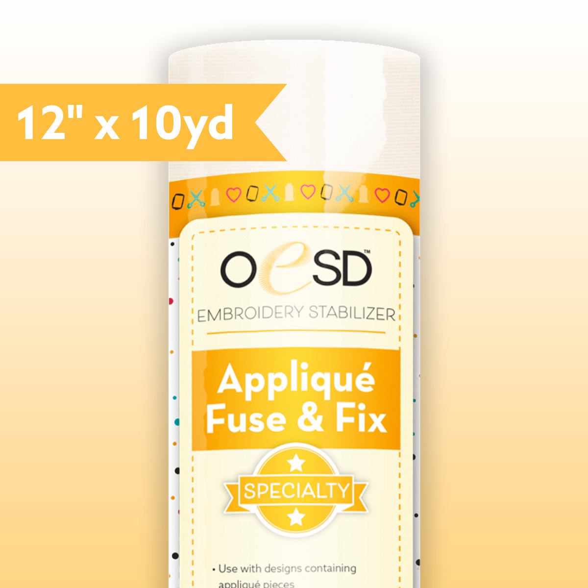 Applique Fuse and Fix 12" x 10yd
