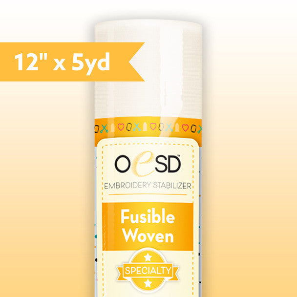 Fusible Woven - White 12" x 5 yds