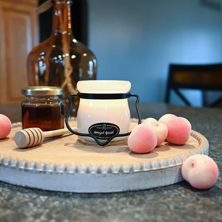 Honeyed Apricot Candle | 5 oz Cream Jar
