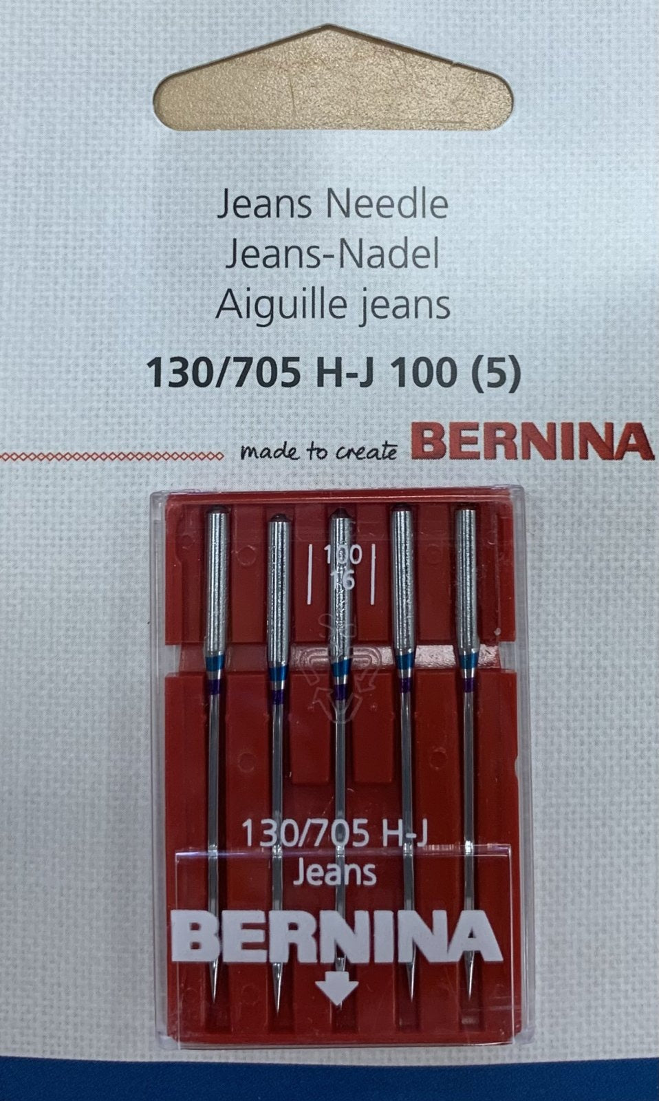 Needles, Jeans, Size 100 5pk