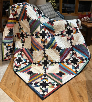 Spangled Kit, 60.5" x 60.5", Pattern & Binding Included