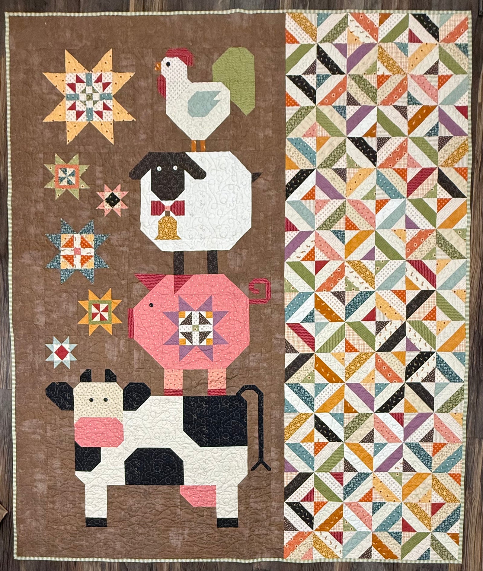 Farmyard Friends Kit, 69x82, Includes pattern