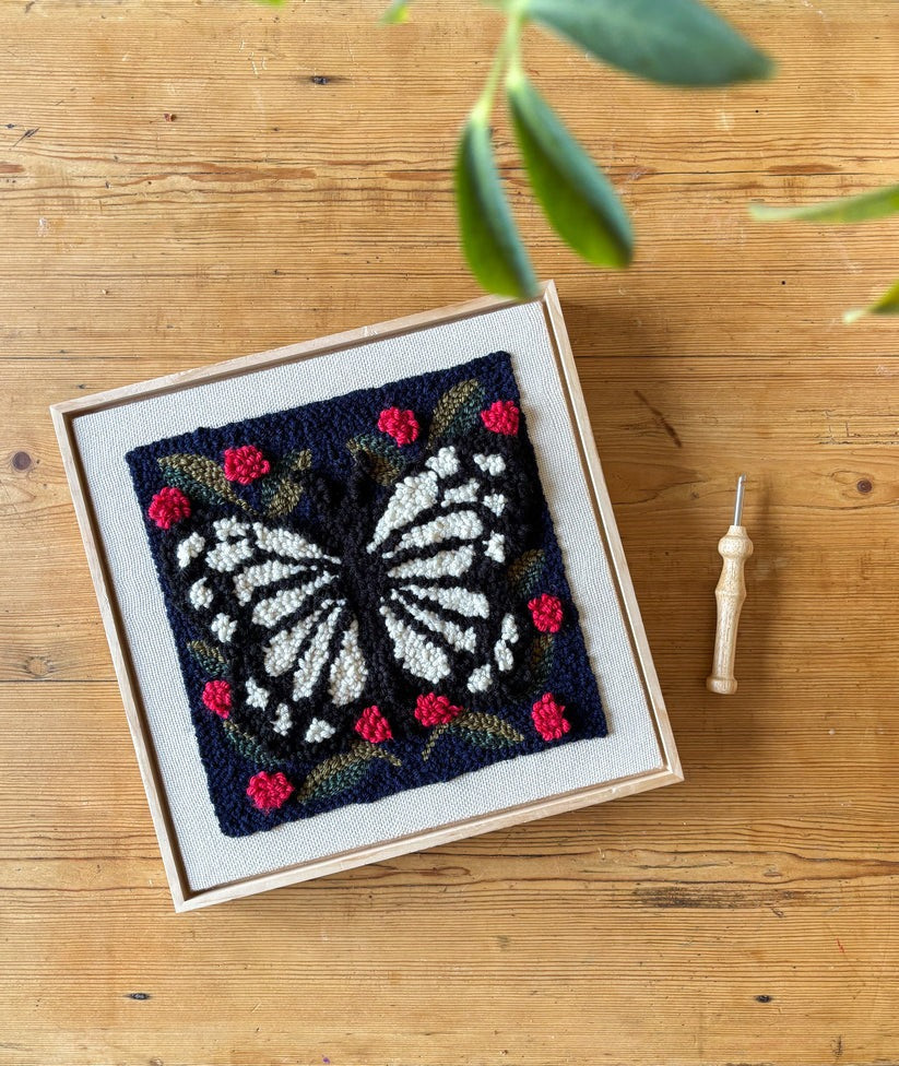 Spring Butterfly Punch Needle Kit