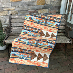Turtle Soup Kit, 49 x 61, Pattern & Binding Included