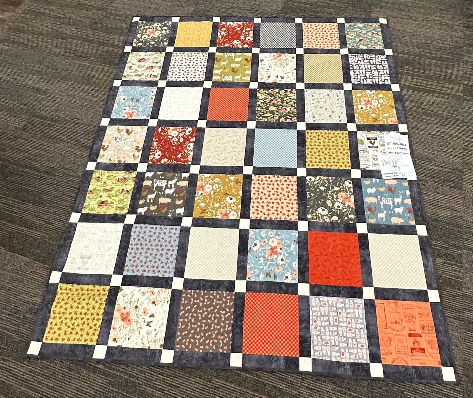 Farmstead Picnic Layer Cake Kit, Pattern & Binding Included