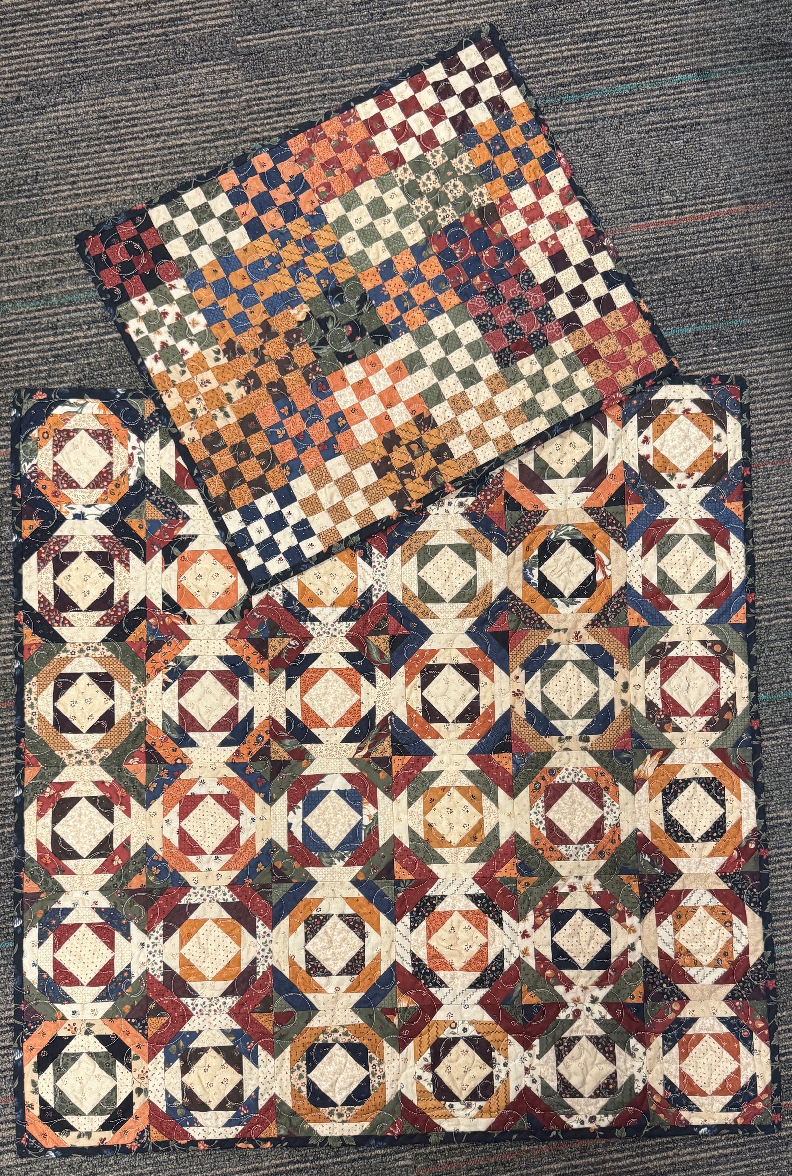 Pins & Needles Quilt Kit, 36x36, Pattern & Binding Included