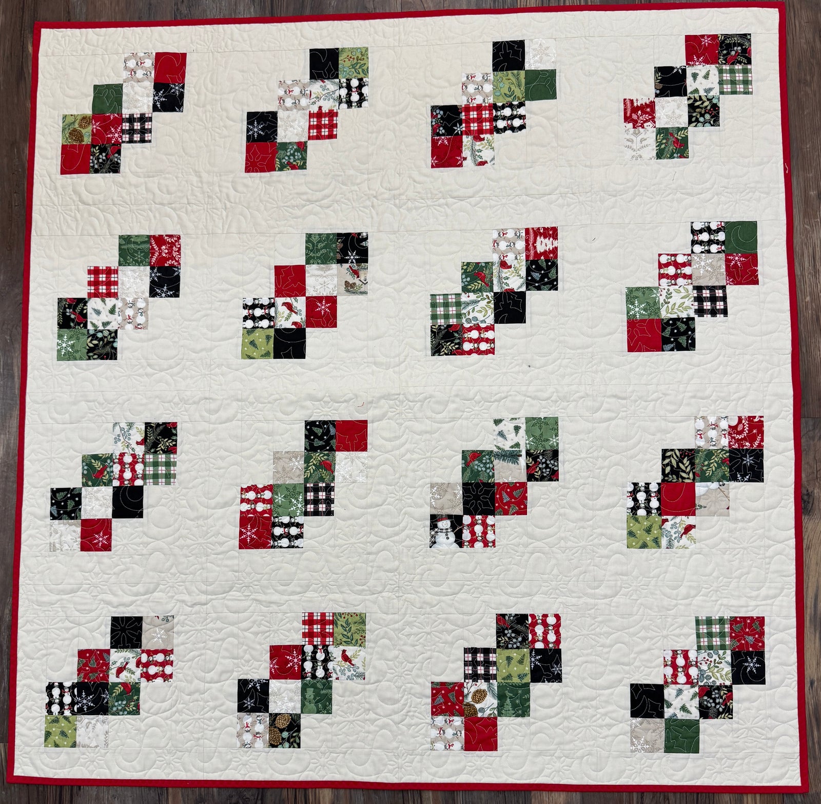 Tossed Kit, 48.5 x 48.5, Pattern & Binding Included