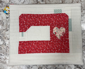 Piecemaker Pouch Kit, 10" x 12", Pattern Included (batting & zipper charm sold separately)