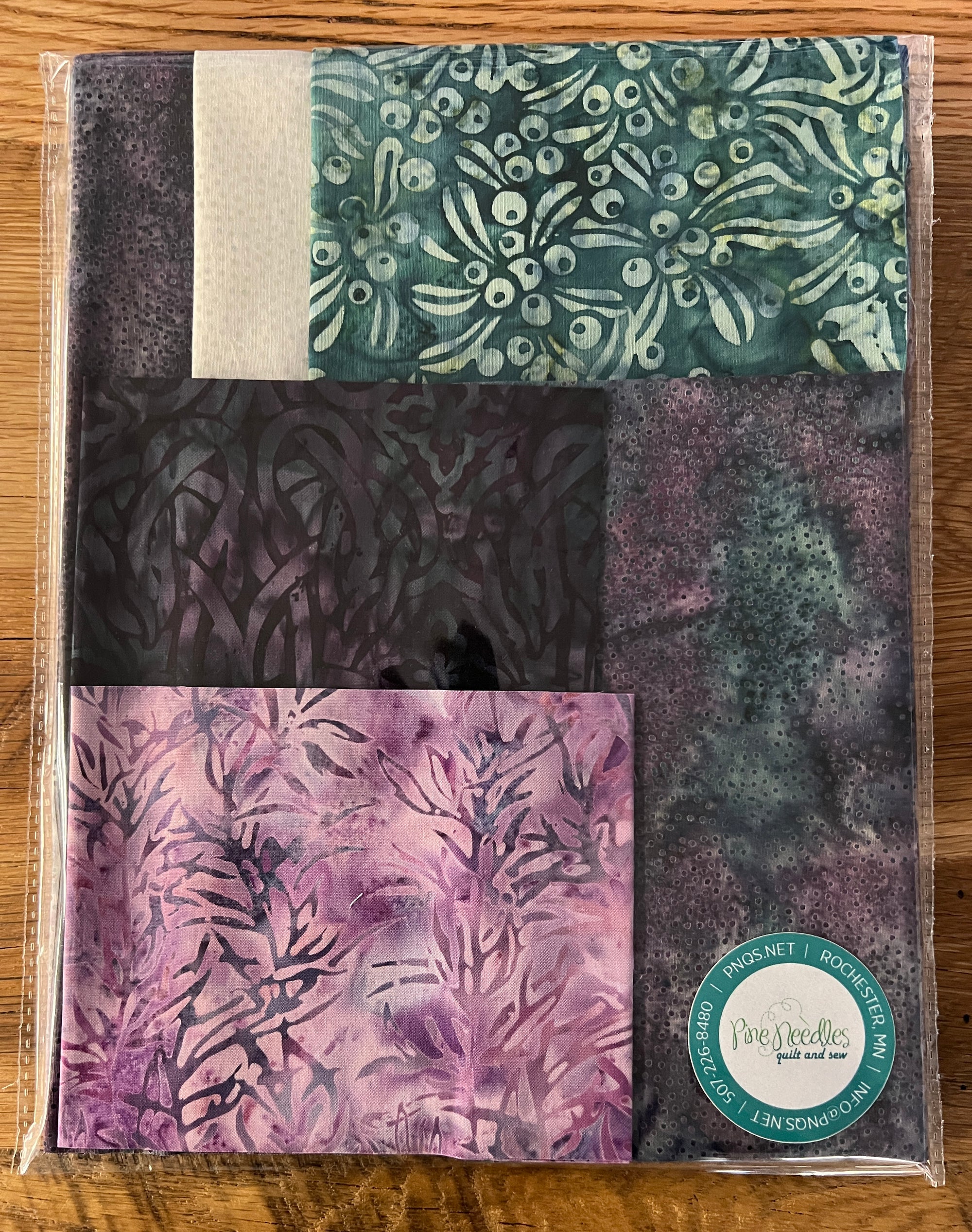 Mini Mystery Kit: Plum Pretty Batik