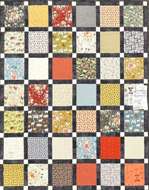 Farmstead Picnic Layer Cake Kit, Pattern & Binding Included