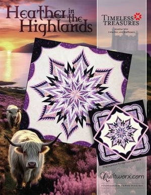 Heather in the Highlands Kit, 80" x 80" Includes pattern
