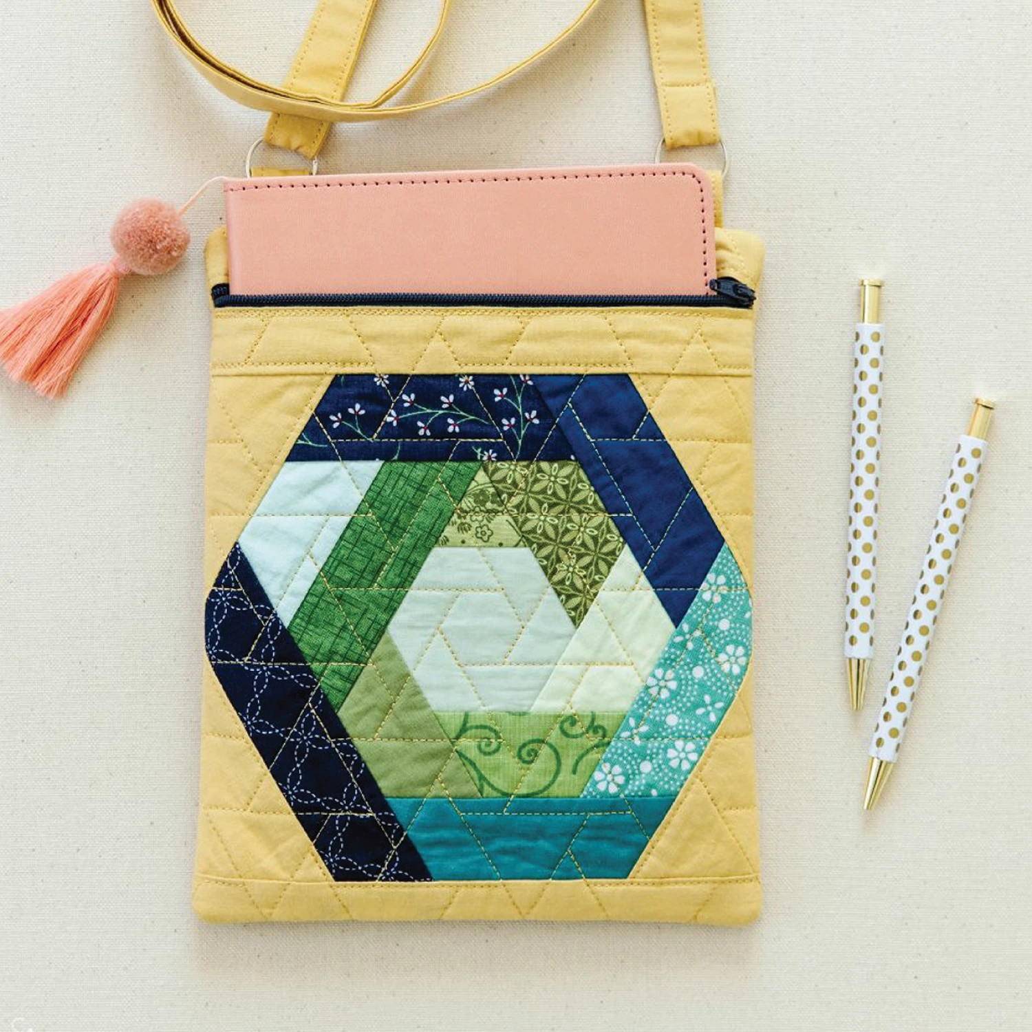 Kimberbell Classic, Vol 4: Hexagon Log Crossbody Bag