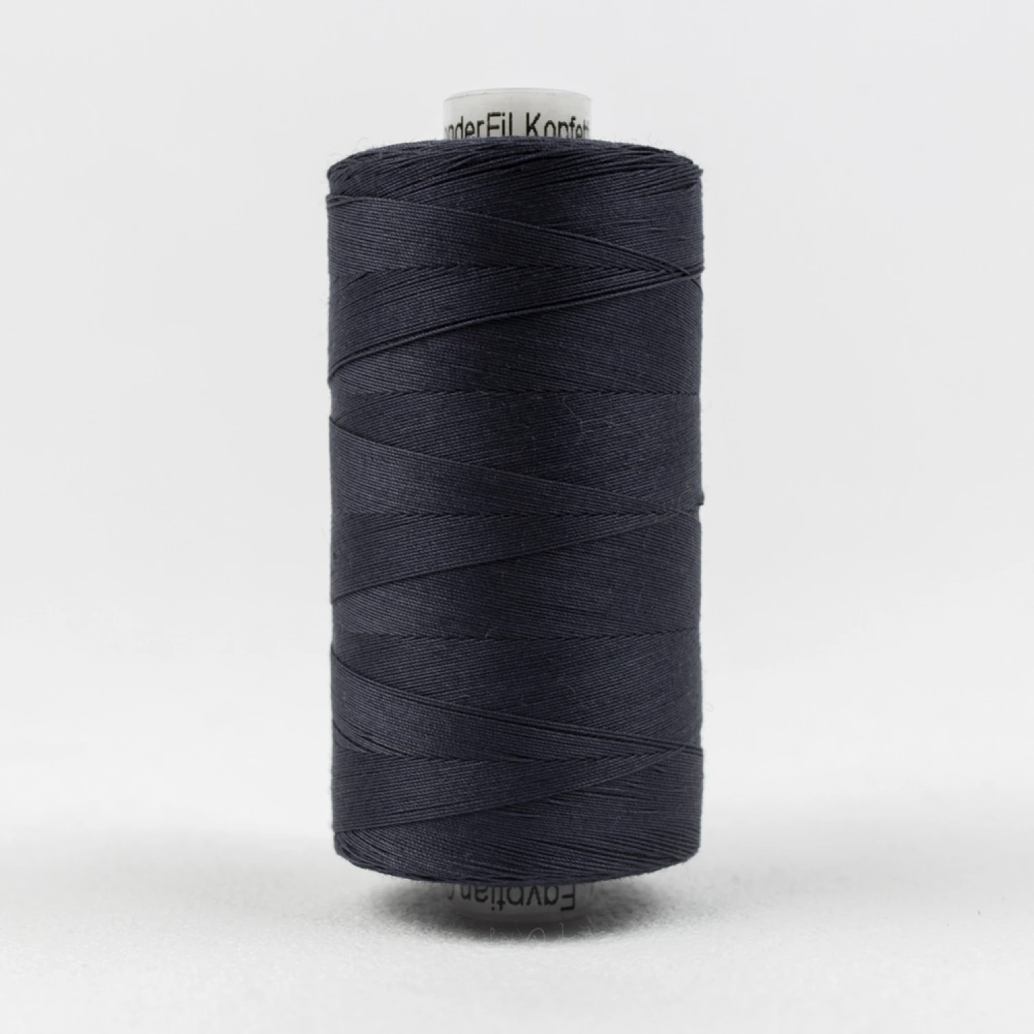 Konfetti Solid 50wt Cotton Thread 1000m Dark Navy