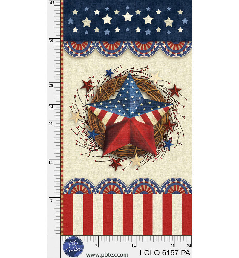 Americana Wreath Panel