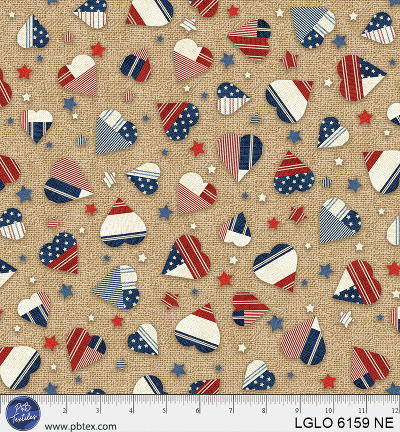 Burlap Heart Toss Natural Ecru