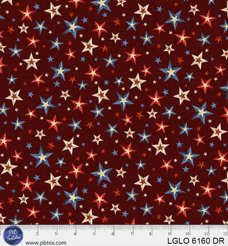 Burlap Star Toss Dark Red