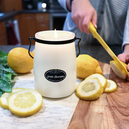 Lemon Macaroon Candle | 22 oz Butter Jar