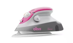 Oliso Mini Iron With Trivet Raspberry