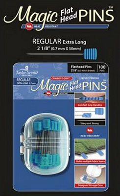 Magic Pins Flat Head Regular 100pc