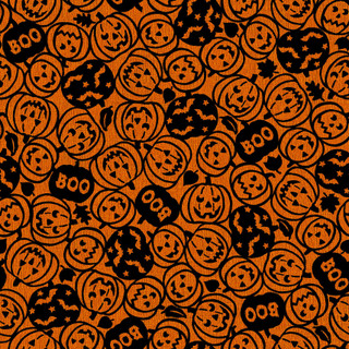 Pumpkin Grove Spooky Pumpkins - Orange/Black