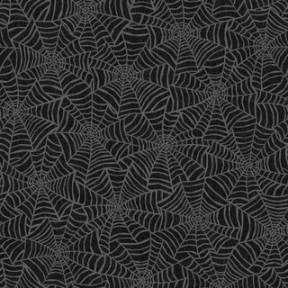 Pumpkin Grove Spider Webs - Black