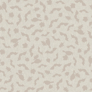 Pumpkin Grove Bats And Crows - Cream
