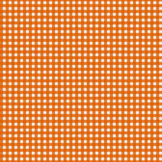 Pumpkin Grove Gingham - Orange