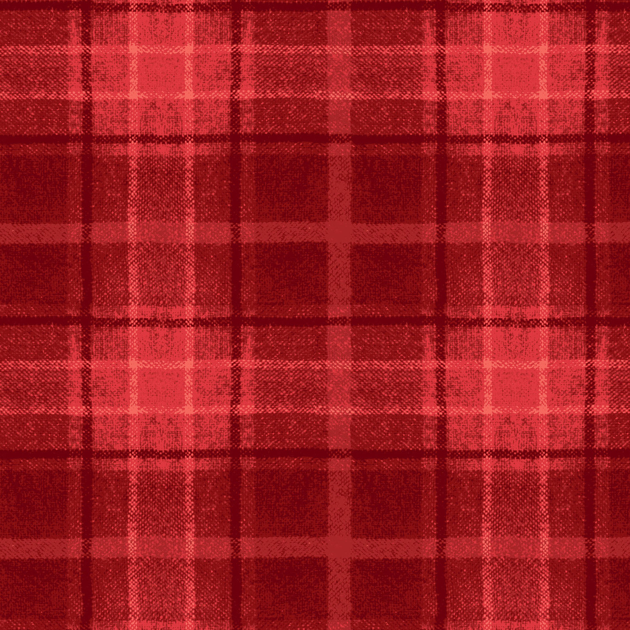 Snowtop Mountain Flannel Big Plaid - Red