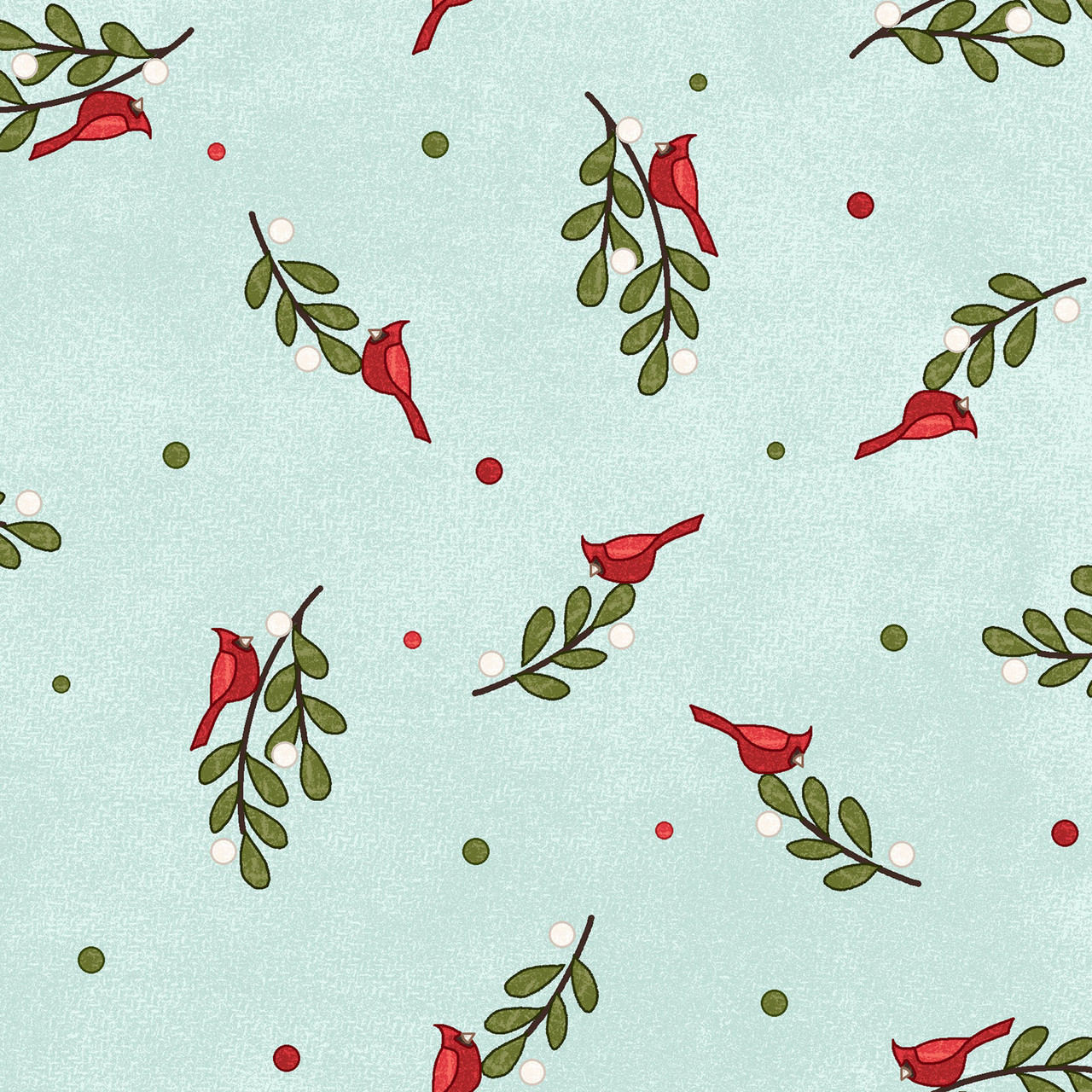 Snowtop Mountain Flannel Bunches - Aqua