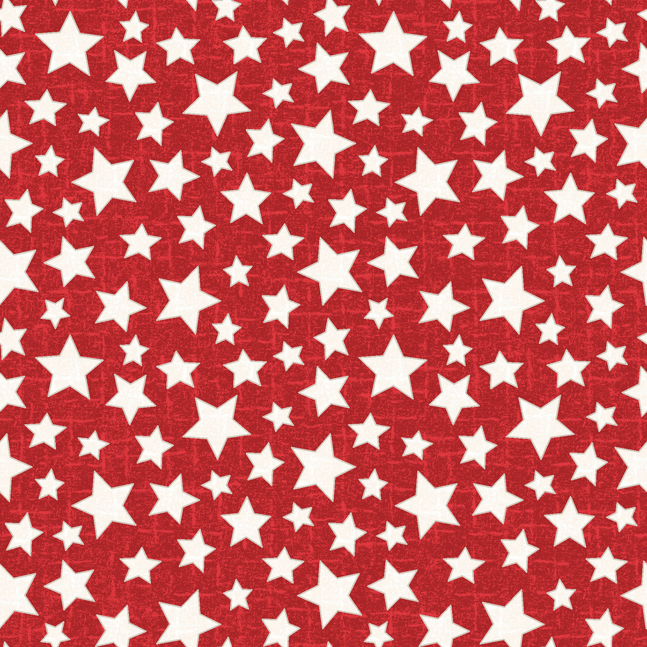 Snowtop Mountain Flannel Star - Red