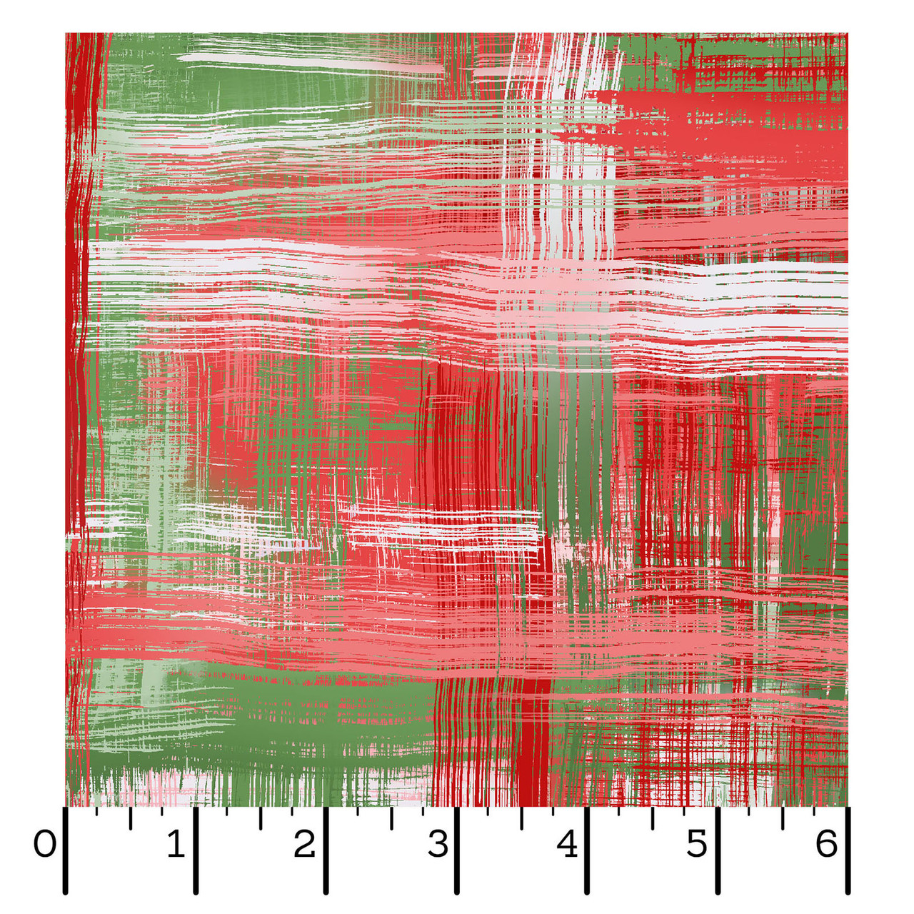 108" Colorfield Red/Green