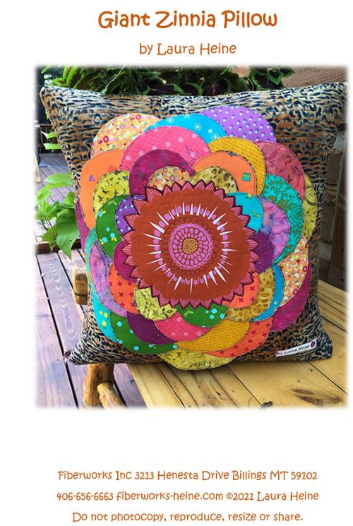 Giant Zinnia Pillow