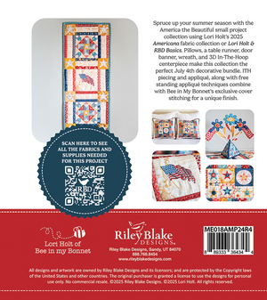 Machine Embroidery Americana America the Beautiful Projects