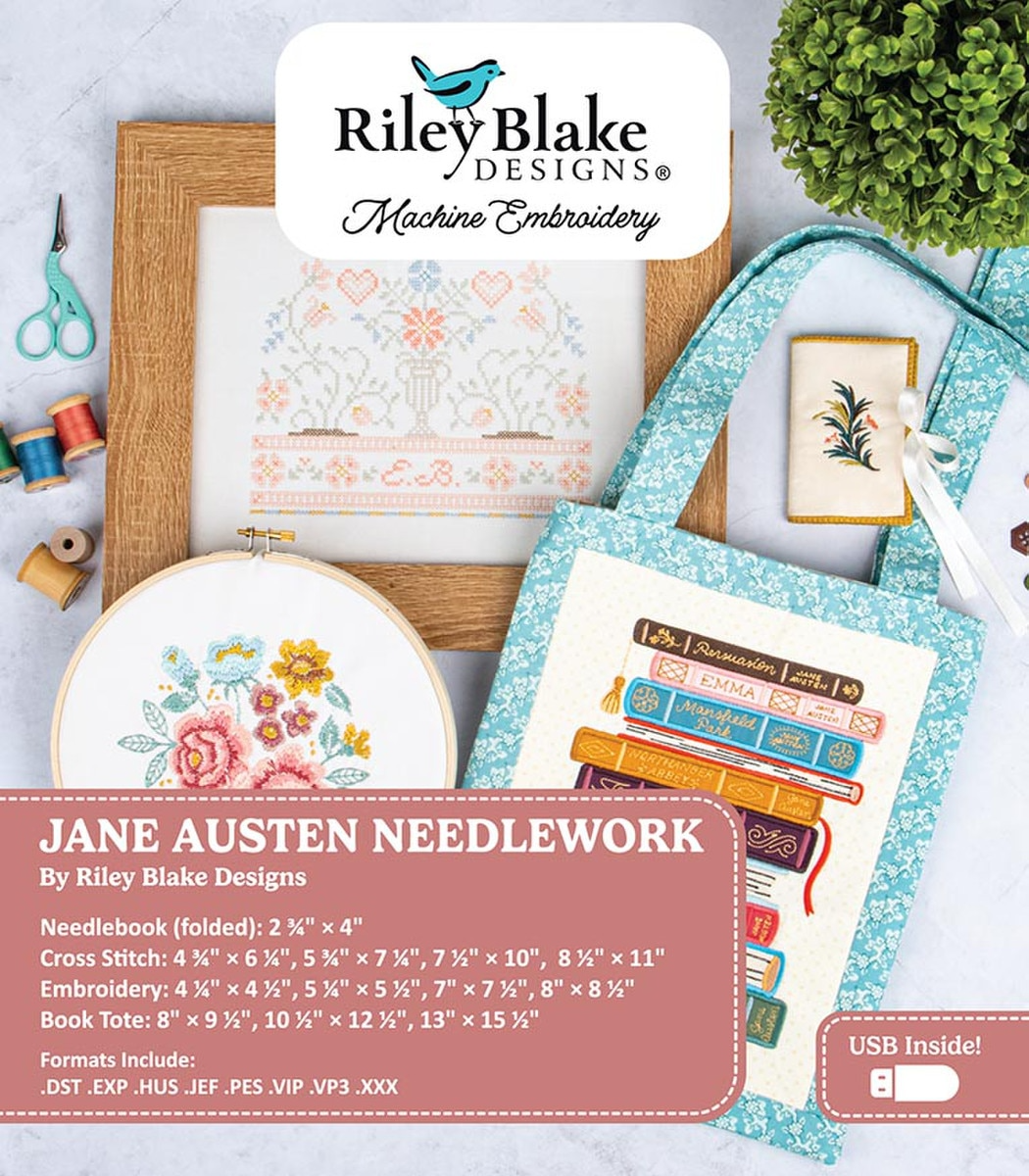 Machine Embroidery Jane Austen Needlework Projects