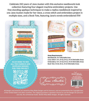Machine Embroidery Jane Austen Needlework Projects