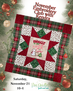 Embroidery Club - Warm & Cozy with Kendra (Nov 21)