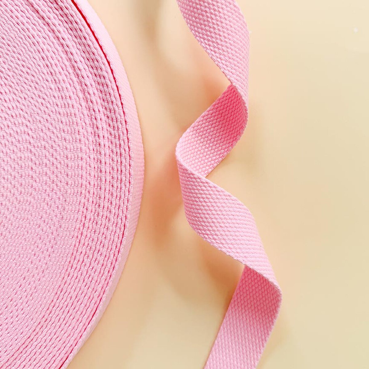 Minki Kim 1" Cotton Webbing Baby Pink