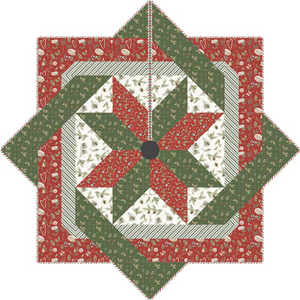 Quiltscapes Star Weave Tree Skirt Pattern