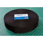 Strapping 1" Black; 1 yd