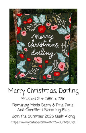Merry Christmas Darling Chenille Kit